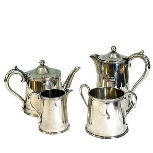 Farquharson Art Nouveau Design 4-Piece Tea and Coffee Service Sheffield, England